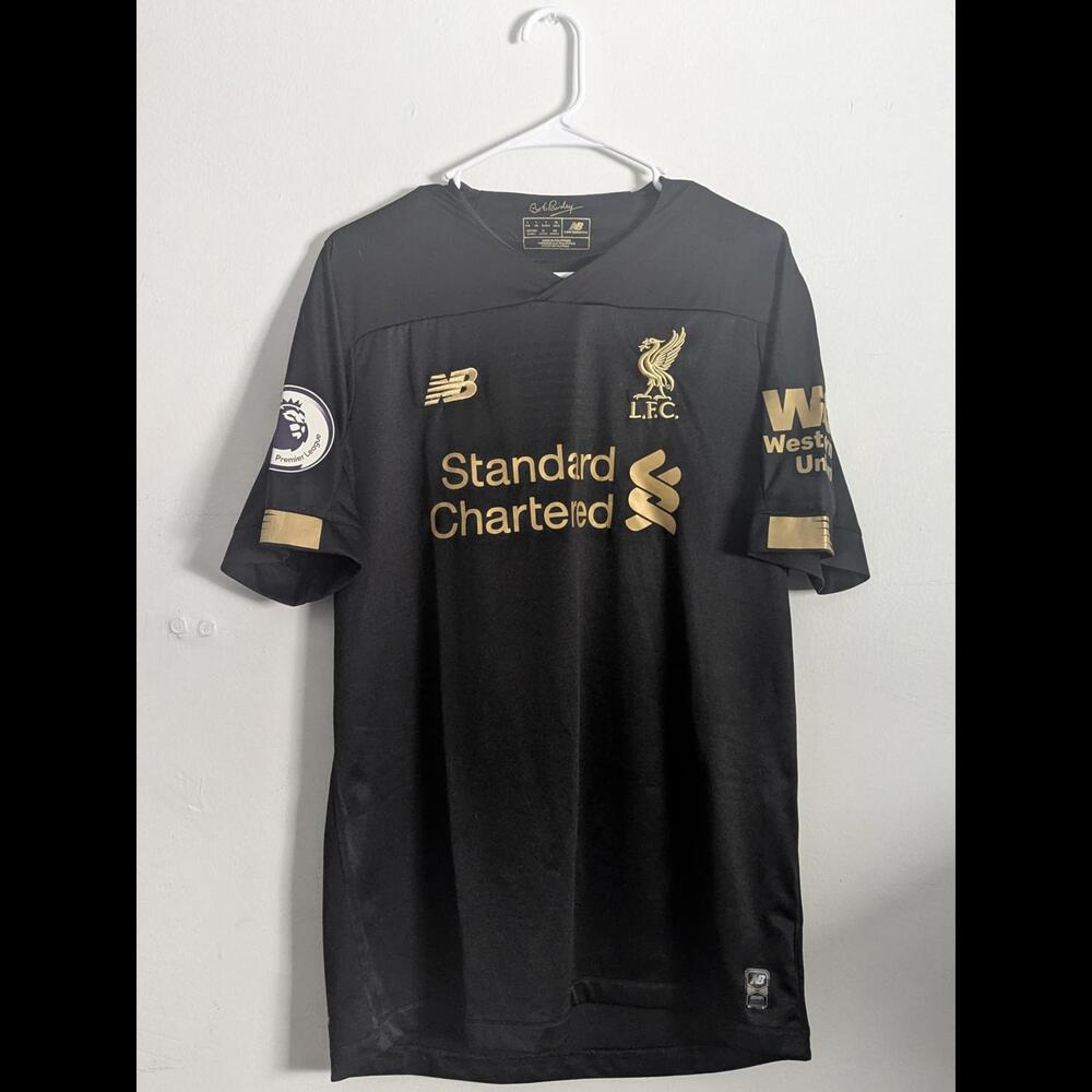 Liverpool 2019-20 GK Home Alisson Becker Soccer Jersey Authentic NB Kit Men L
